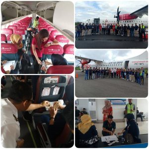 BNN Kabupaten Kolaka Gelar Operasi Bersinar Sandi Lilin Anoa Kepada Awak Transportasi Udara Tahun 2018.