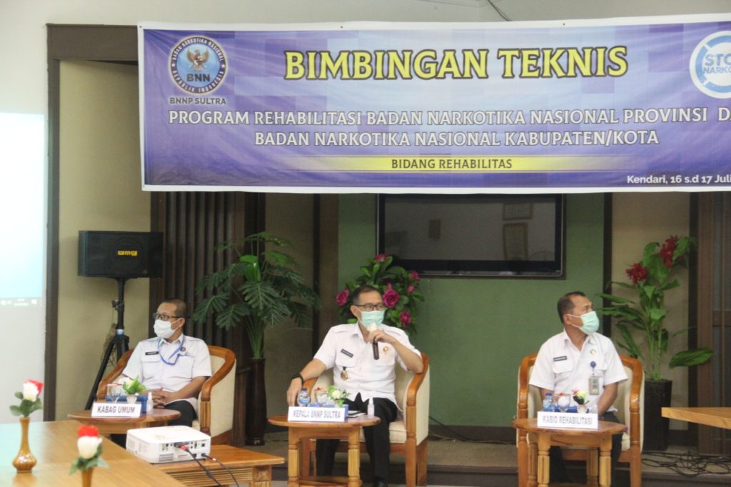BNNP Sultra Gelar Bimbingan Teknis Program Rehabilitasi di Lingkungan BNNP dan BNN Kab/Kota se-Sultra BNNP Sultra Gelar Bimbingan Teknis Program Rehabilitasi di Lingkungan BNNP dan BNN Kab/Kota se-Sultra