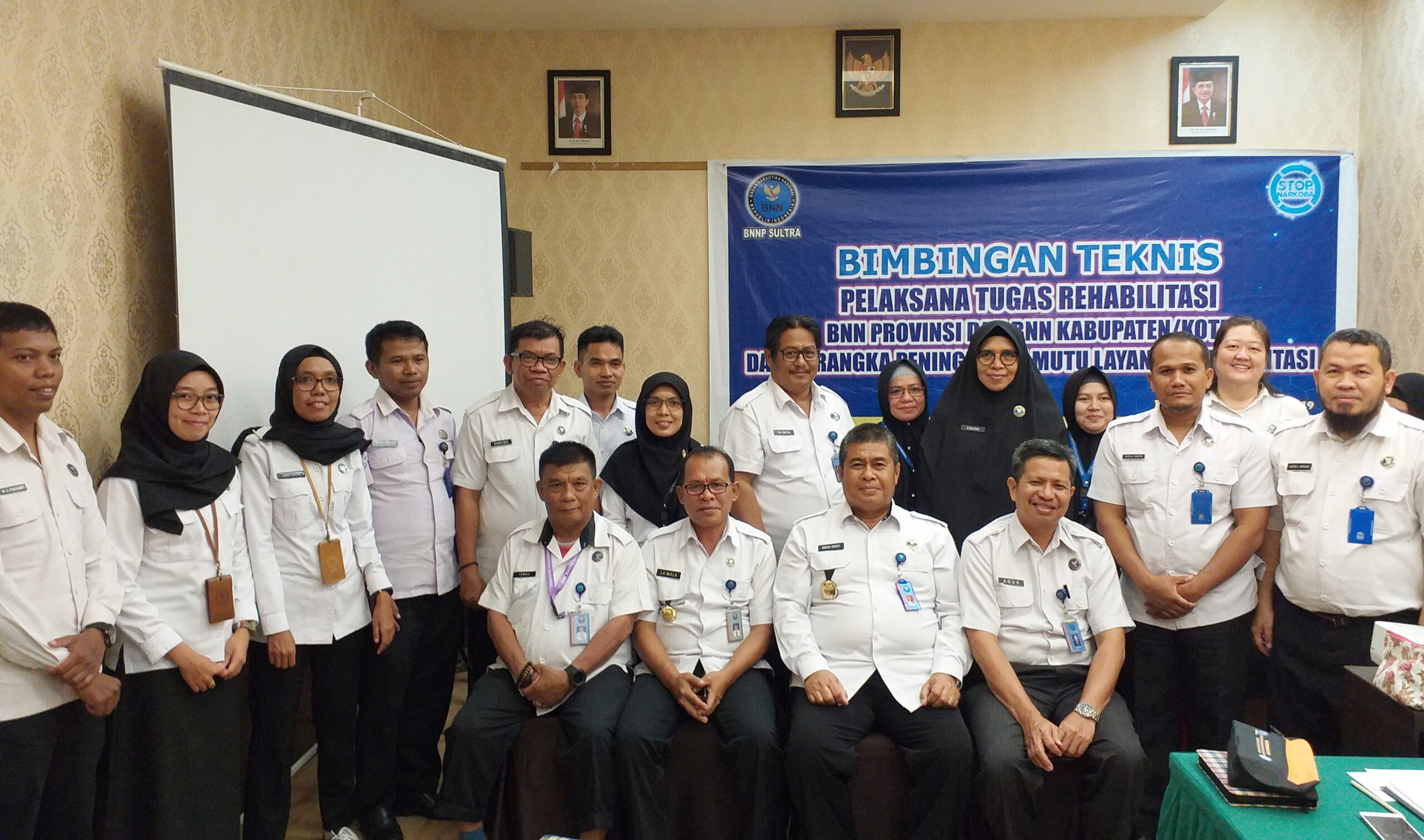 Bimbingan Teknis Pelaksana Tugas Rehabilitasi BNN Provinsi dan BNN Kabupaten/Kota