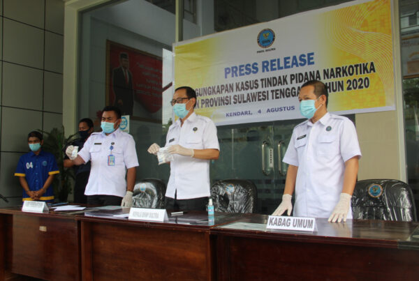 Pemuda Berprofesi Buruh Bangunan Diamankan BNNP Sultra