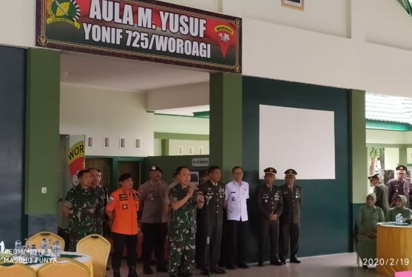 Kepala BNNP Sultra Hadiri Pelepasan Jenazah Prajurit 725/Woroagi