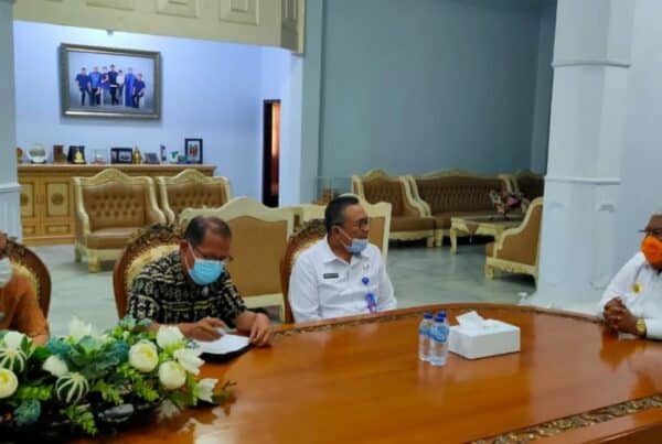 Jelang Kunjungan Kepala BNN RI Ke Sultra, Kepala BNNP Sultra Koordinasi Ke Gubernur Sultra
