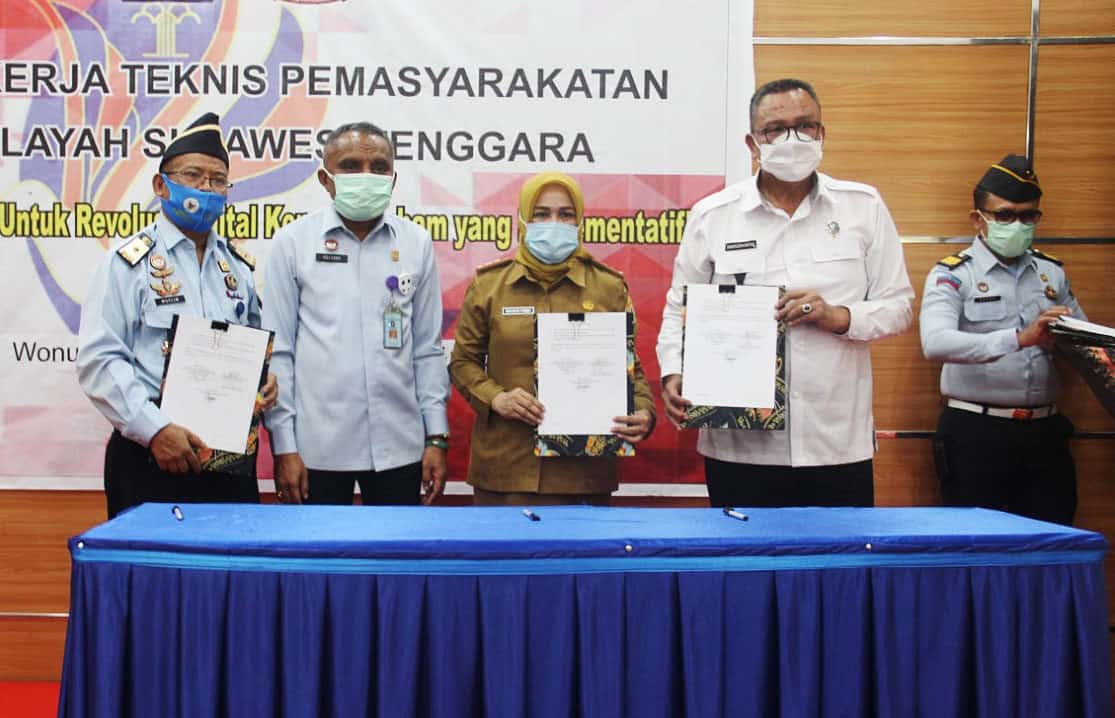 BNNP Sultra - Kanwil KemenkumHAM Sultra Tandatangani Nota Kesepakatan Bersama BNNP Sultra – Kanwil KemenkumHAM Sultra Tandatangani Nota Kesepakatan Bersama