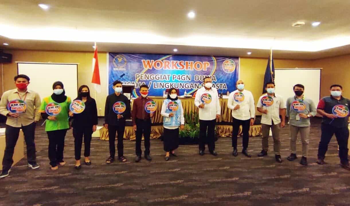 Cegah dan Pemberantasan Narkoba di Lingkungan Usaha, BNNP Sultra Gelar Workshop bagi Penggiat di Lingkungan Swasta/Dunia Usaha Cegah dan Pemberantasan Narkoba di Lingkungan Usaha, BNNP Sultra Gelar Workshop bagi Penggiat di Lingkungan Swasta/Dunia Usaha