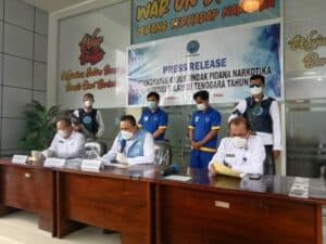 PENGENDALI NARKOTIKA JARINGAN LAPAS KELAS II A KENDARI DIAMANKAN BNNP SULTRA