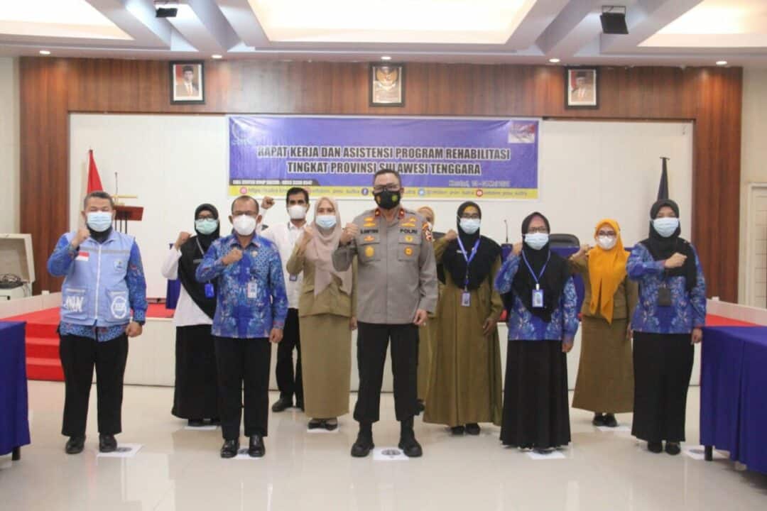 BNNP Sultra Gelar Rapat Kerja dan Asistensi Program Rehabilitasi