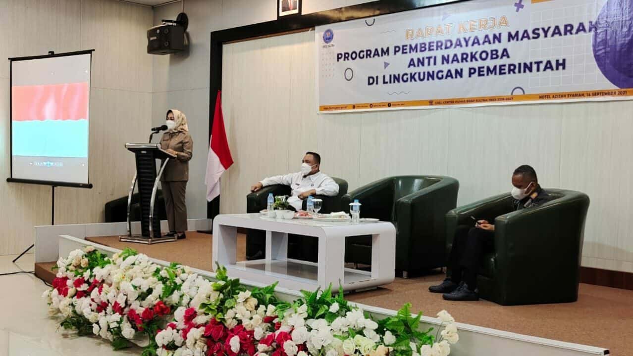 Rapat Kerja Program Pemberdayaan Masyarakat Anti Narkoba Instansi Pemerintah Wilayah Sulawesi Tenggara