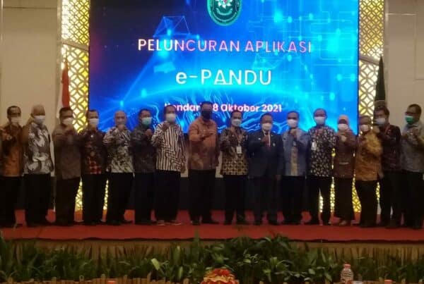 BNNP Sultra Hadiri Peluncuran Aplikasi E-PANDU ( Pelayanan Terpadu) Pengadilan Tinggi Sulawesi Tenggara.