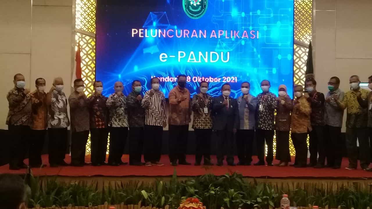 BNNP Sultra Hadiri Peluncuran Aplikasi E-PANDU ( Pelayanan Terpadu) Pengadilan Tinggi Sulawesi Tenggara. BNNP Sultra Hadiri Peluncuran Aplikasi E-PANDU ( Pelayanan Terpadu) Pengadilan Tinggi Sulawesi Tenggara.