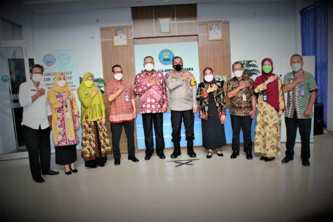 Kapolda Sultra yang Baru, Irjen Pol. Drs. Teguh Pristiwanto Silaturahmi ke BNN Provinsi Sultra.