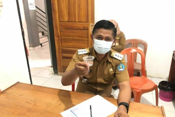 BNNP Sultra Sidak Tes Urine Narkoba Pegawai Kantor Kecamatan Kendari Barat