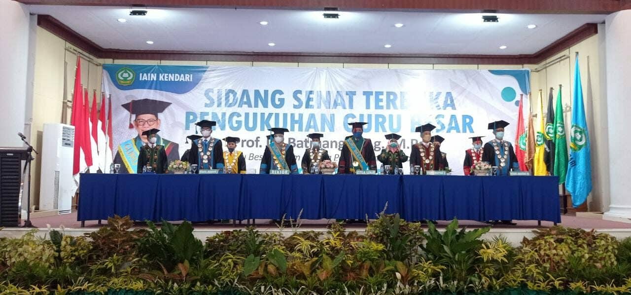BNNP Sultra Hadiri Sidang Senat Terbuka Pengukuhan Guru Besar Prof. Dr. Batmang, S.Ag., M.Pd. Konsep Otomatis