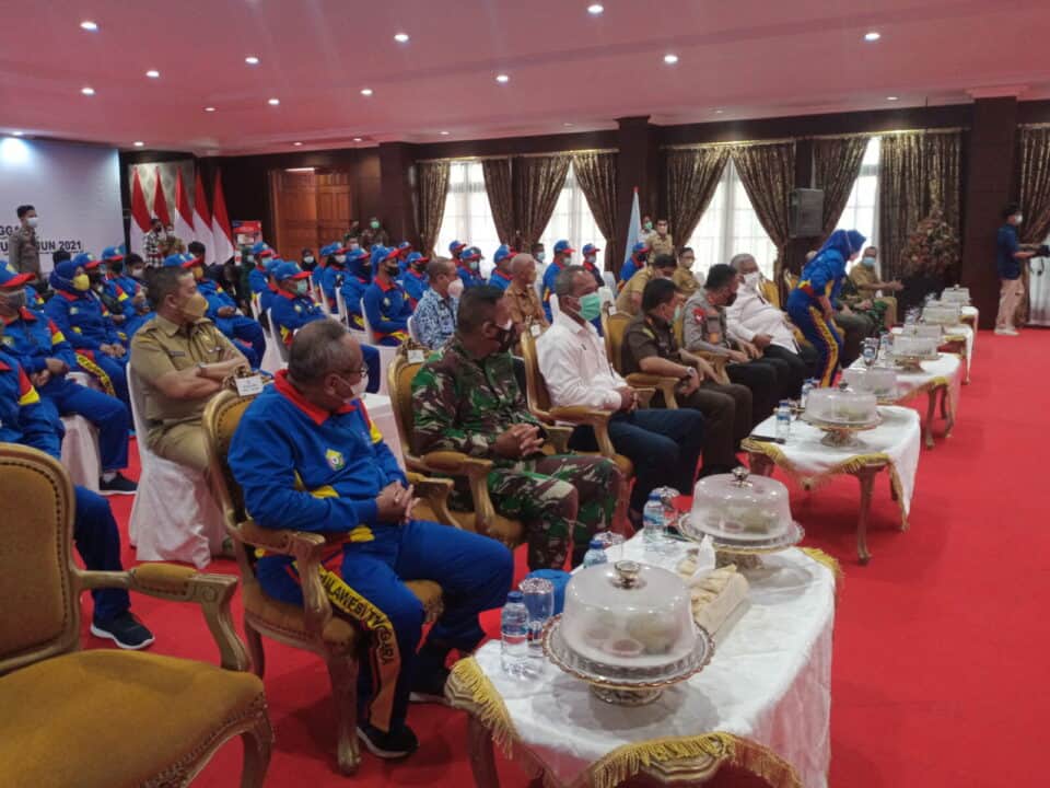 BNNP Sultra Hadiri Acara Pelepasan Kontingen Sulawesi Tenggara Menuju Pekan PARALYMPIK Nasional XVI Papua Tahun 2021