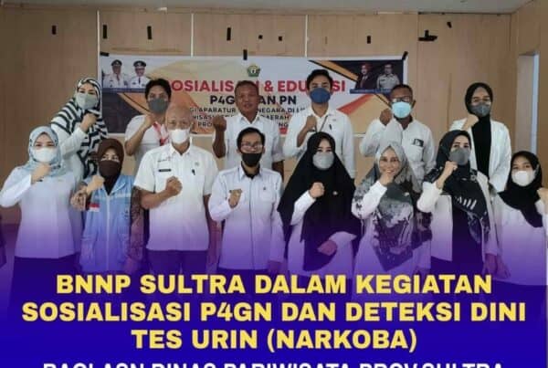 BNNP Sultra Sasar Dinas Pariwisata Prov. Sultra Untuk Diberikan Sosialisasi Inpres Nomor 2 Tahun 2020 tentang RAN P4GN dan PN Tahun 2020-2024