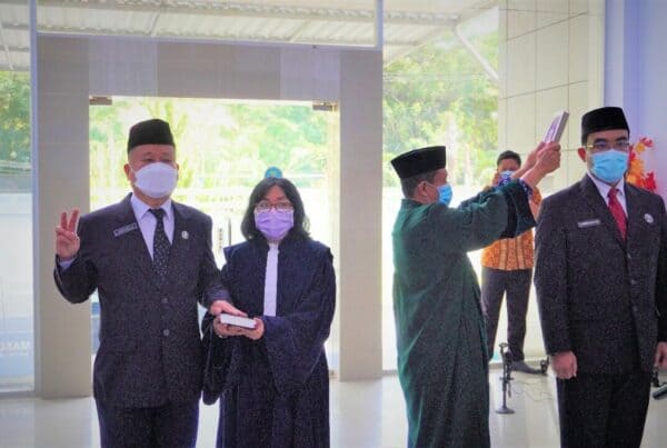 2 Pejabat Berganti, Kepala BNNP Sultra Lantik Kabid Berantas BNNP Sultra dan Kepala BNNK Muna yang Baru