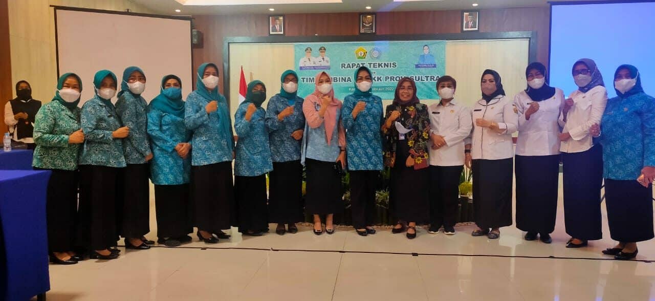 RAPAT TEKNIS DENGAN TIM PEMBINA TP PKK PROVINSI SULAWESI TENGGARA RAPAT TEKNIS DENGAN TIM PEMBINA TP PKK PROVINSI SULAWESI TENGGARA