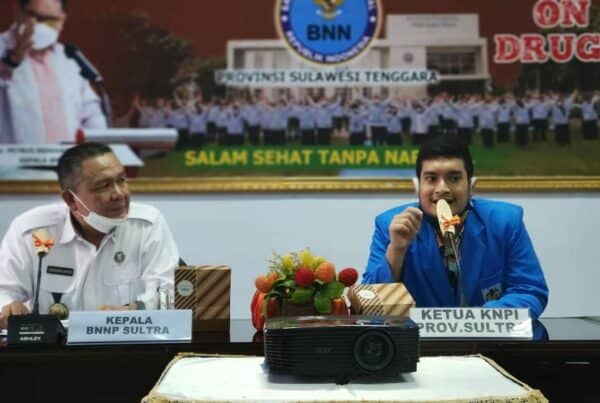 Kepala BNNP Sultra Terima Kunjungan Audiensi Ketua DPP KNPI Prov. Sultra
