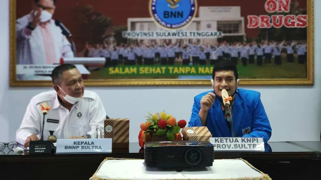 Kepala BNNP Sultra Terima Kunjungan Audiensi Ketua DPP KNPI Prov. Sultra Kepala BNNP Sultra Terima Kunjungan Audiensi Ketua DPP KNPI Prov. Sultra