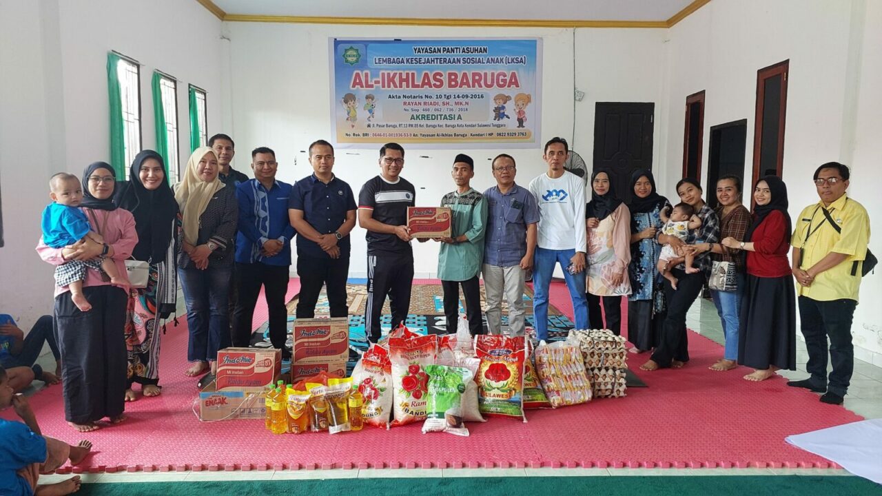 JELANG HANI 2025, BNNP SULTRA ANJANGSANA KE YAYASAN PANTI ASUHAN AL-IKHLAS